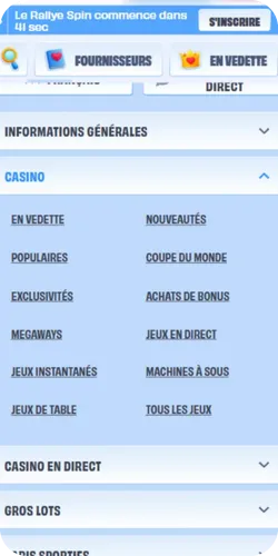 Aperçu de la plateforme Onlyspins