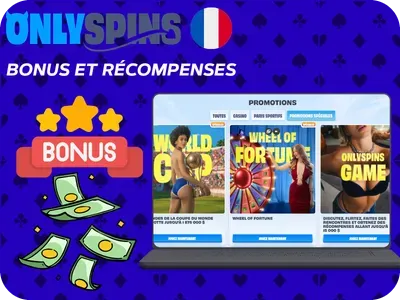 500 EUR + 200 tours offerts Onlyspins